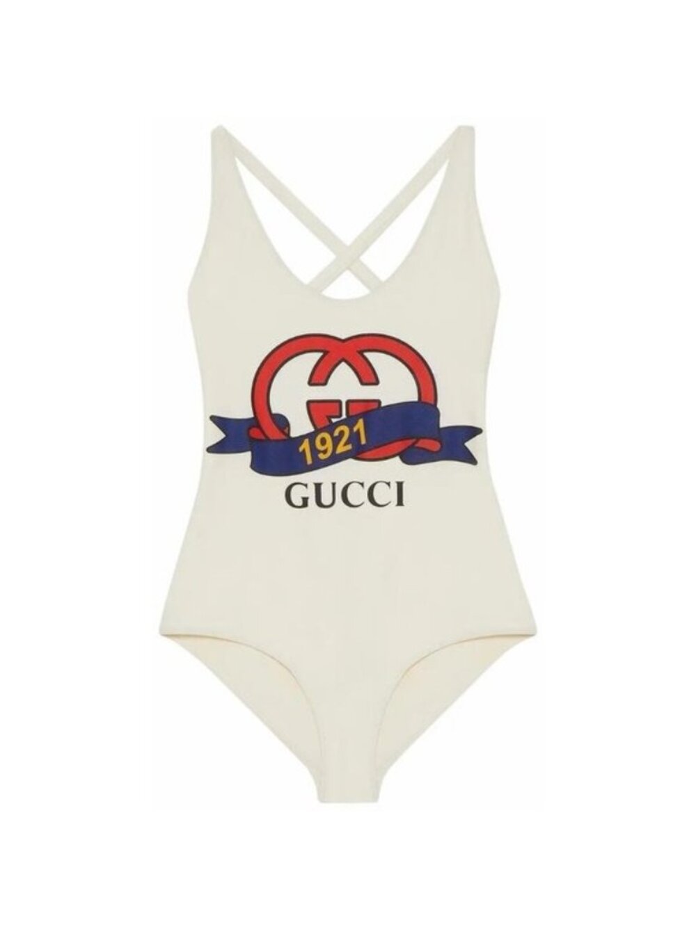 NWT GUCCI Sparkling jersey swimsuit SZ L 100% Authentic